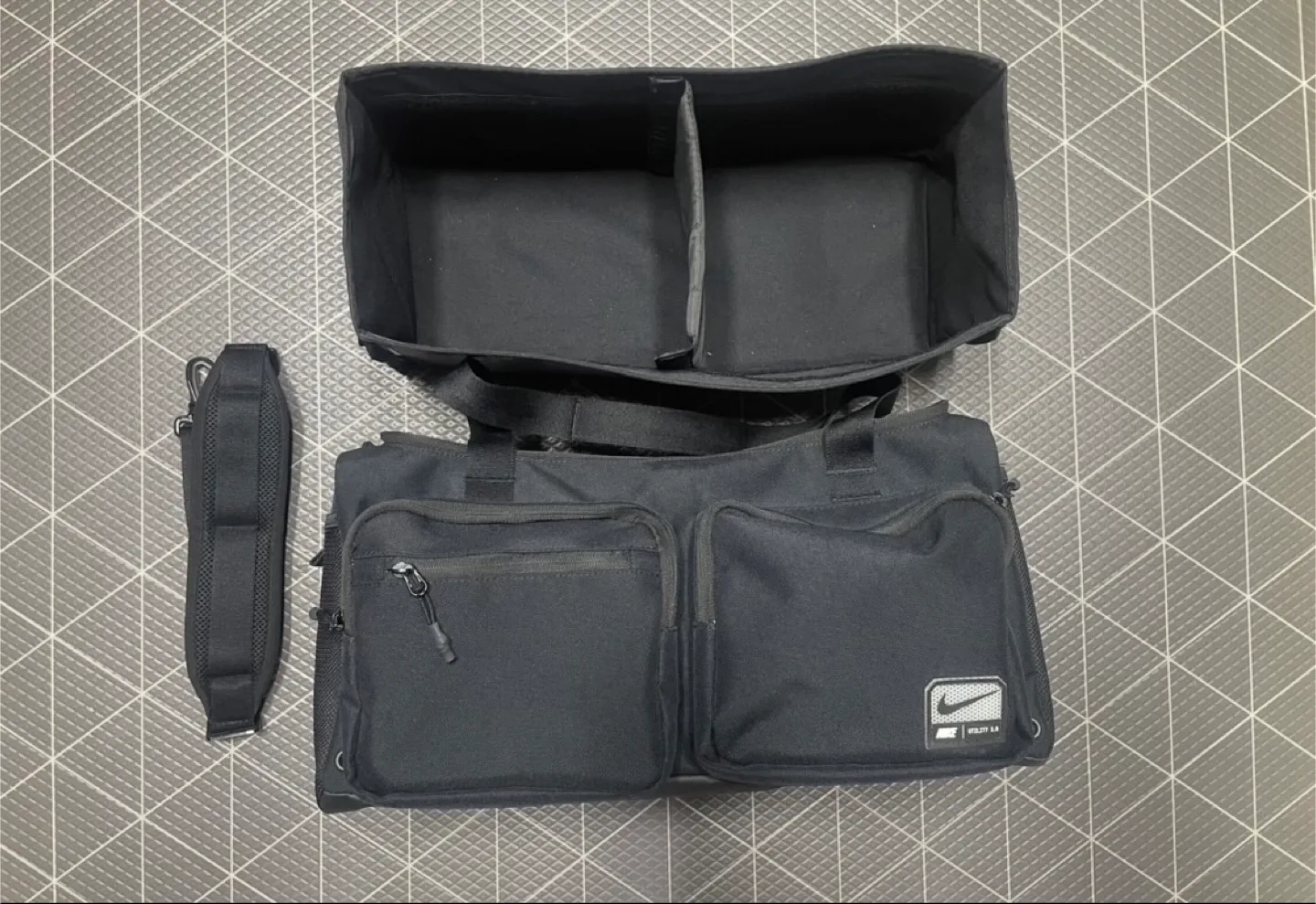 [중고] 나이키 유틸리티 파워 2.0 더플백 스몰 31L 블랙 + 이너백