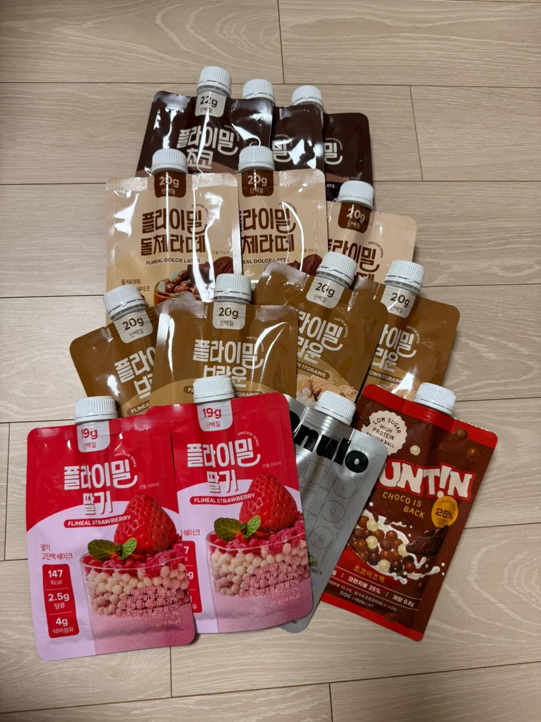 각종 단백질 쉐이크