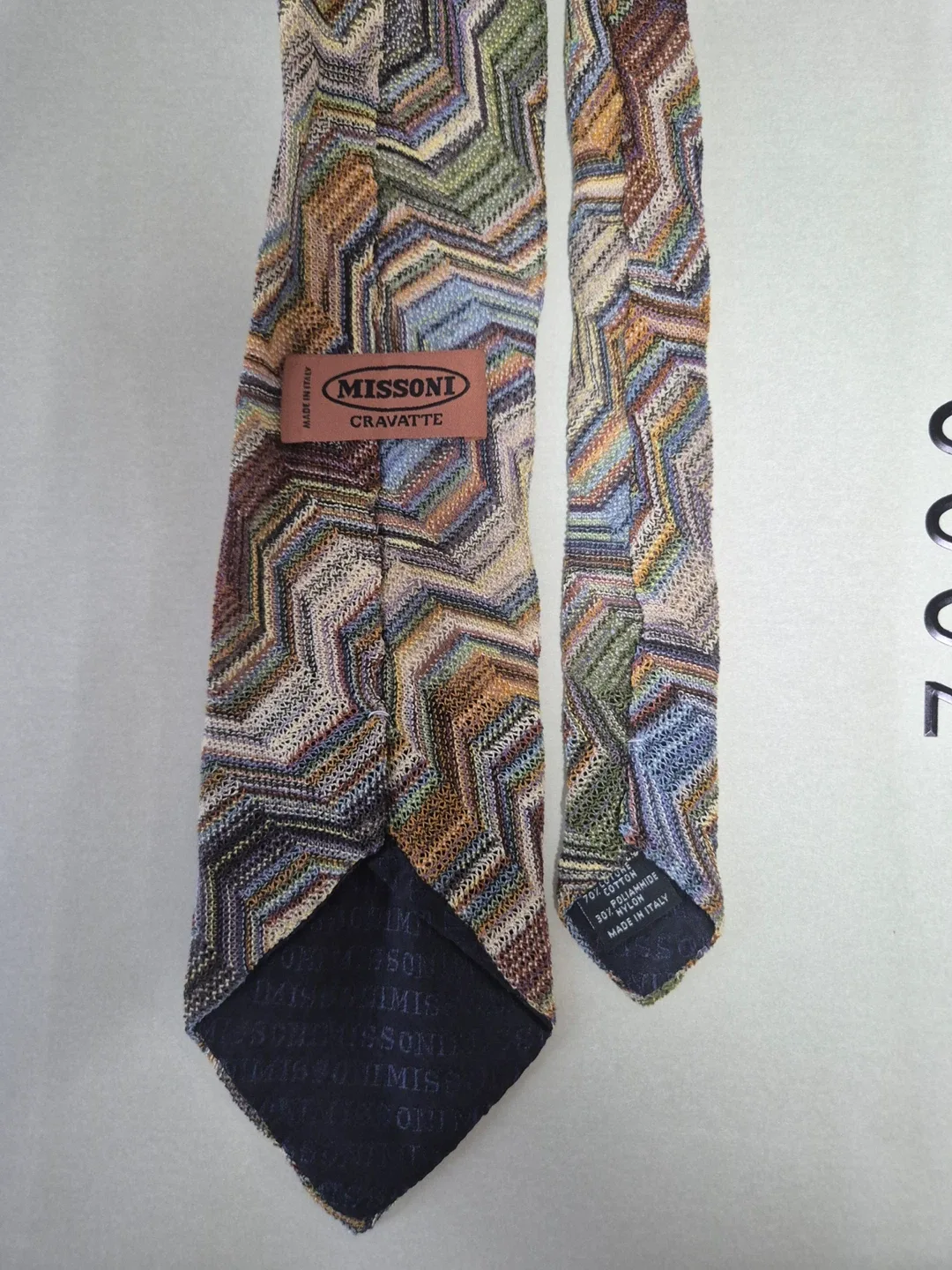 미쏘니 넥타이
