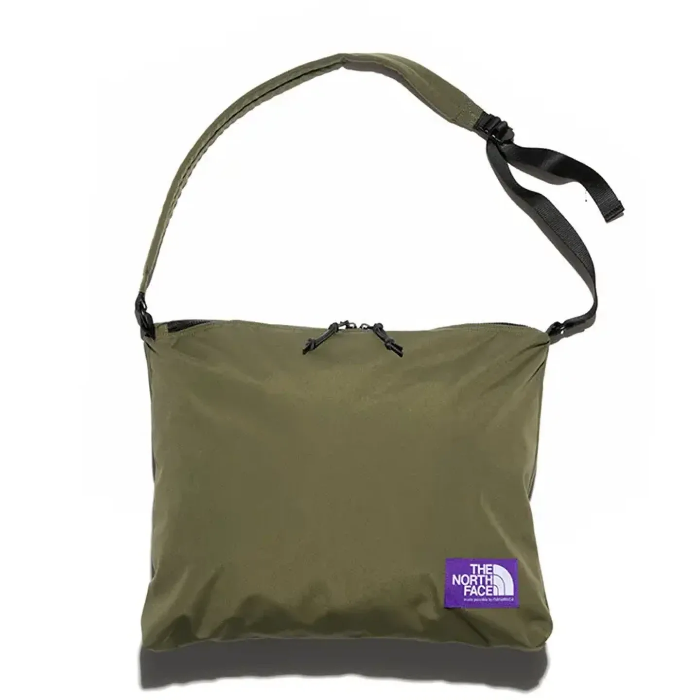 노스페이스 퍼플라벨 숄더백 올리브드랩 카키