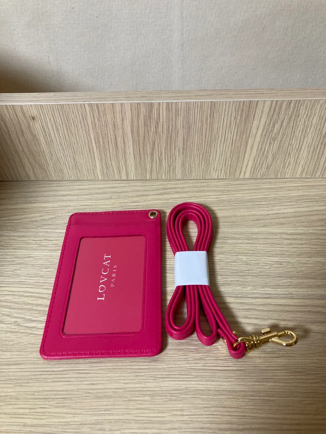 러브캣 카드지갑 목걸이 새상품