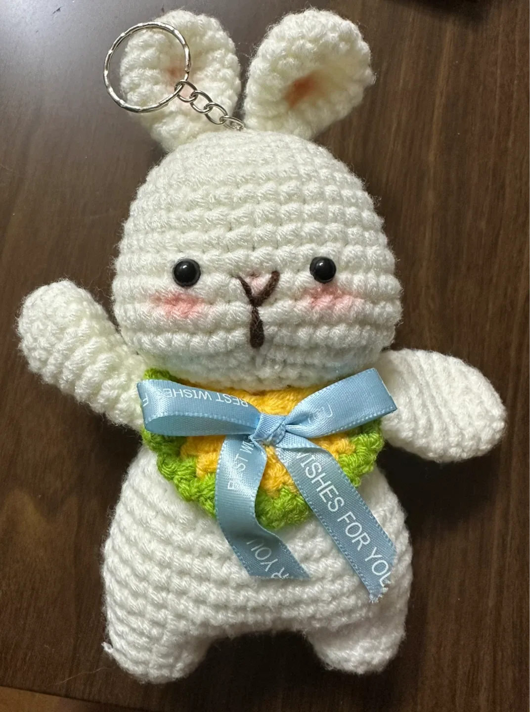 새제품/핸드메이드 토끼 뜨개 키링