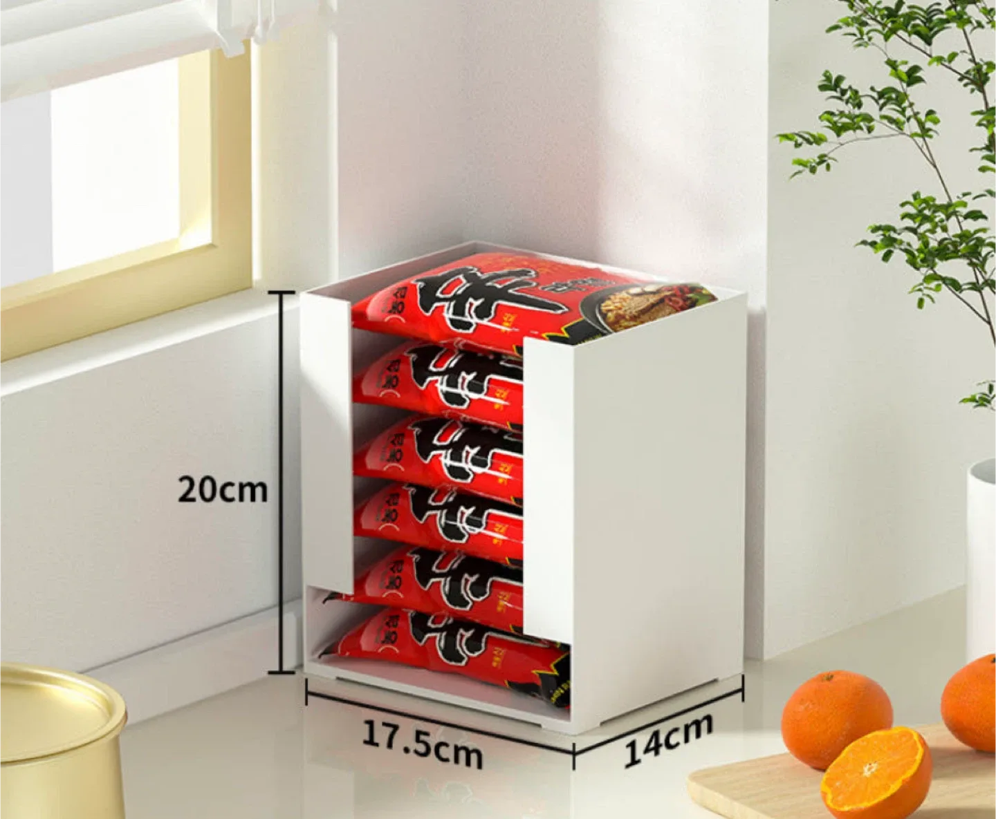 새제품/ 라면, 햇반 정리대 정리함