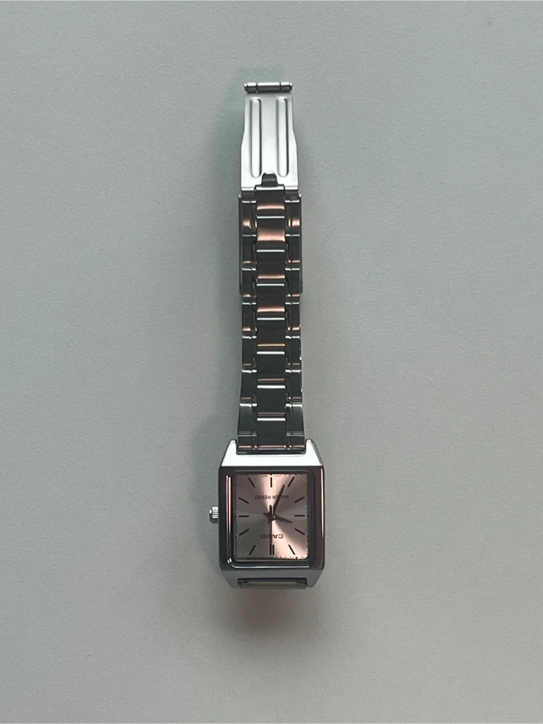 카시오 여성 메탈 손목시계