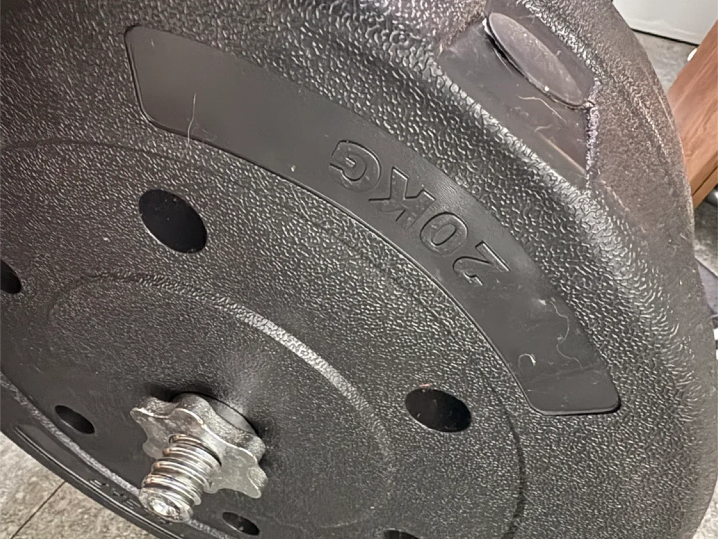 20kg 원판 4개 바벨 세트 중고팝니다