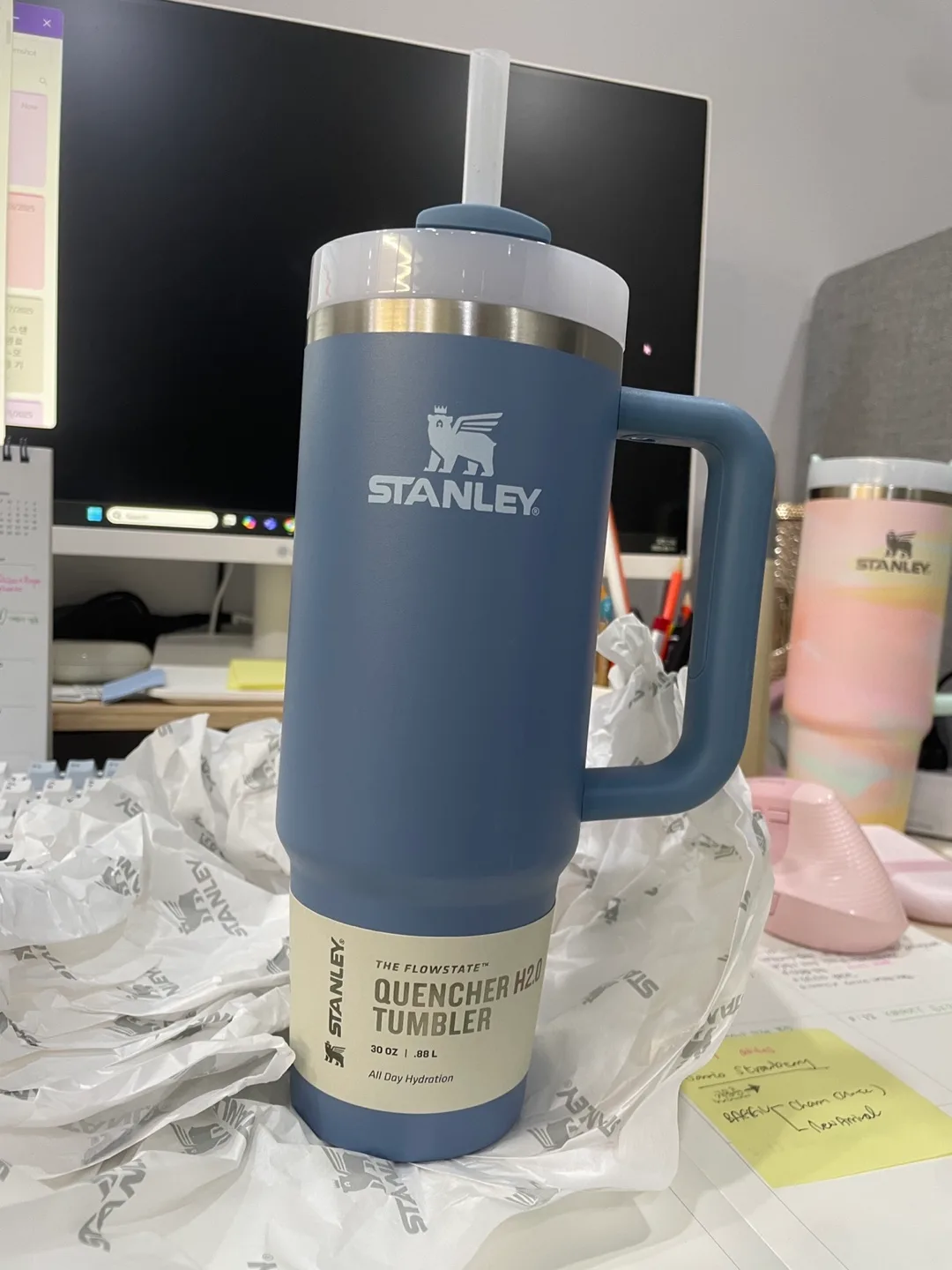 스탠리 퀜처 H2.0 텀블러 30oz 880ml 인디고