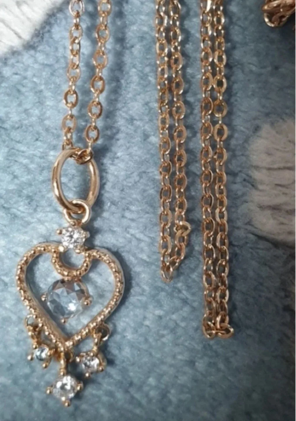 (옛날 원가 48만원) 로이드 14k 아쿠아마린 하트 드림캐쳐 목걸이 (분리 가능)