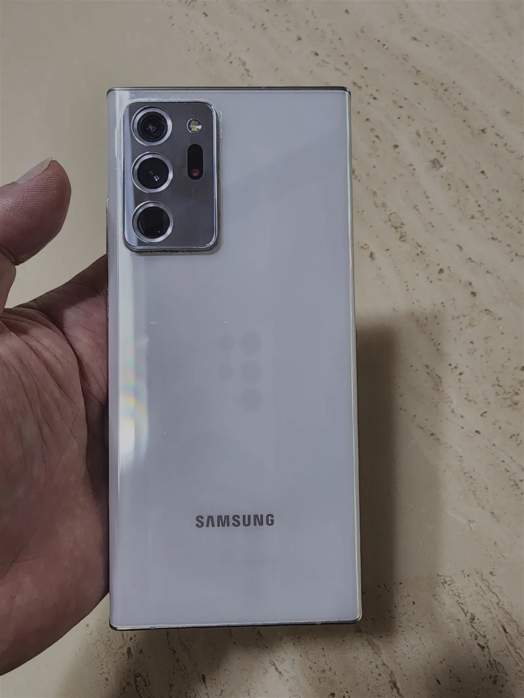 삼성 노트20 울트라 256GB S급, 미스틱화이트 색상 중고폰 직거래