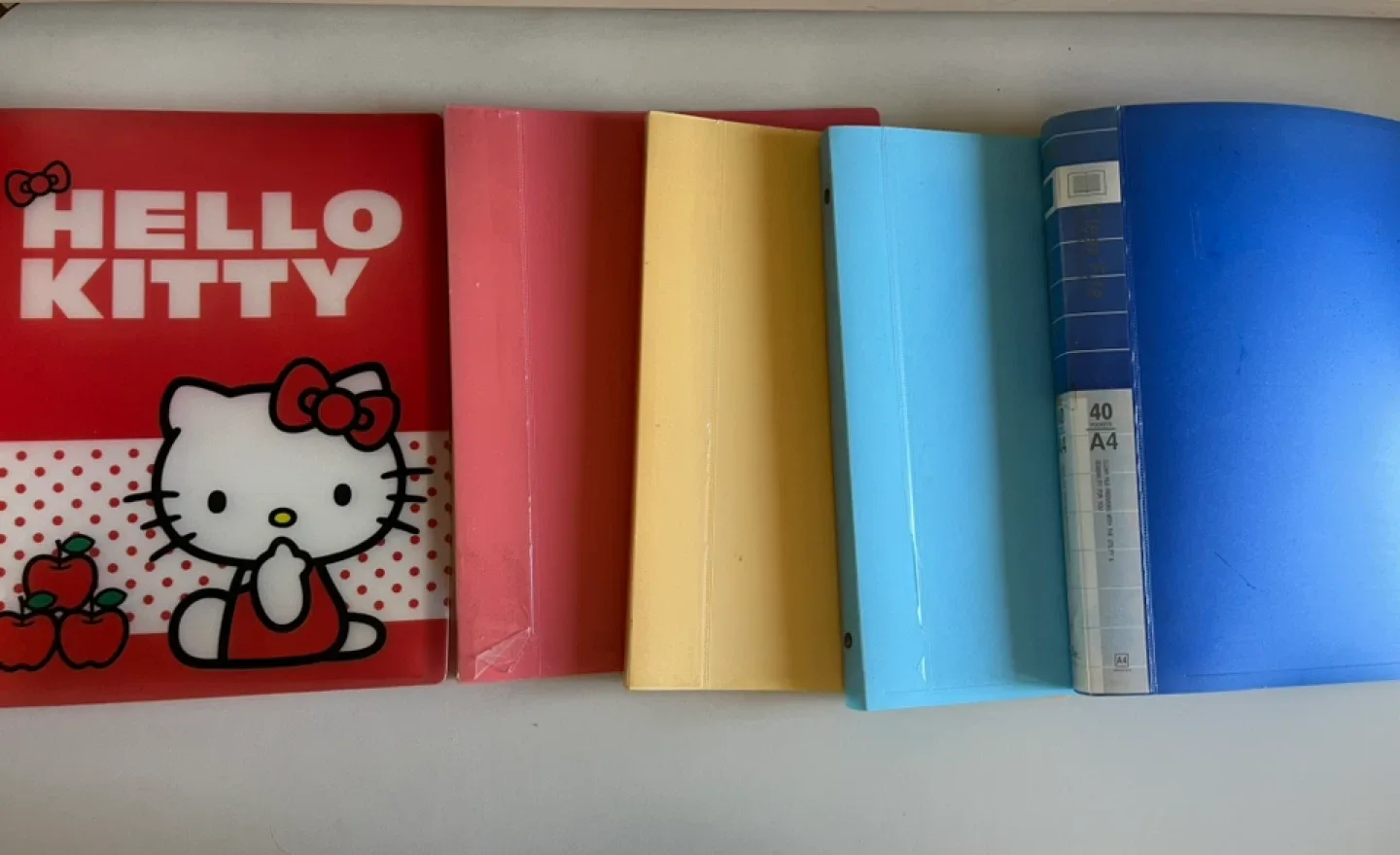 A4클리어 파일 (중고임) 14개 일괄판매