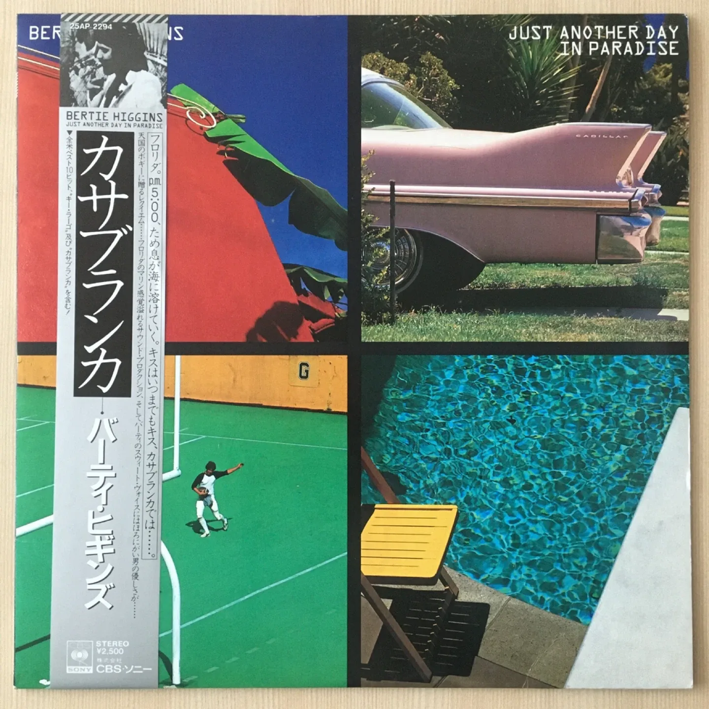 [상태좋은 중고수입LP] Bertie Higgins - Just Another Day in Paradise