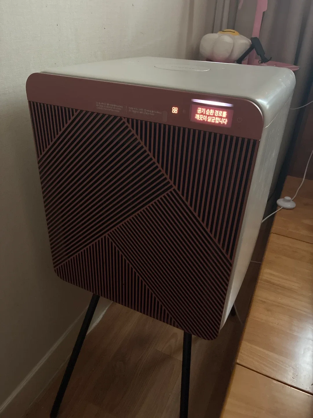 삼성 큐브 공기청정기+전용스탠드