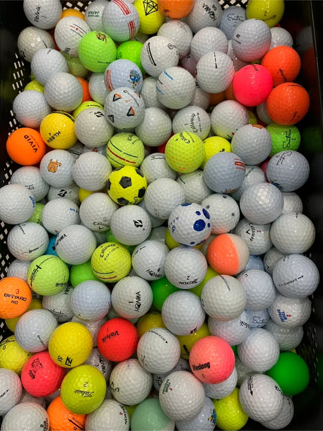 여러 브랜드 혼합 중고골프공