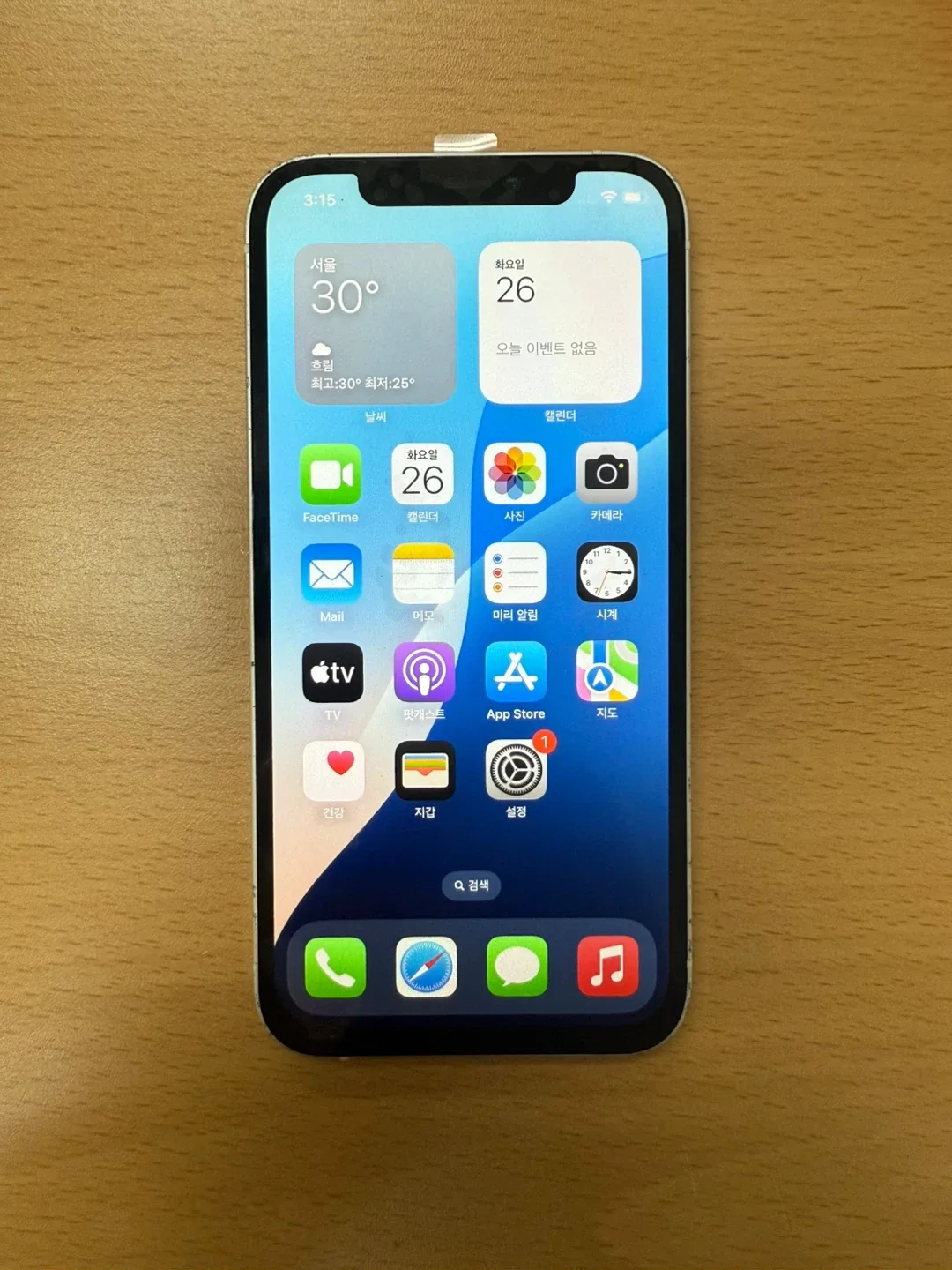 아이폰12-64기가 정상해지 공기계 중고폰 12만원