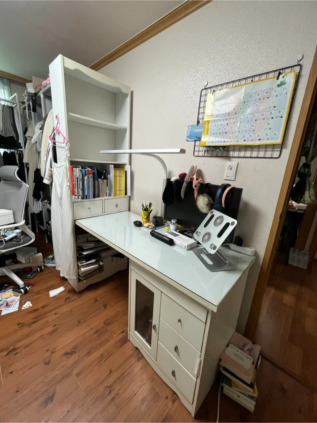 화이트 책상 (중고)