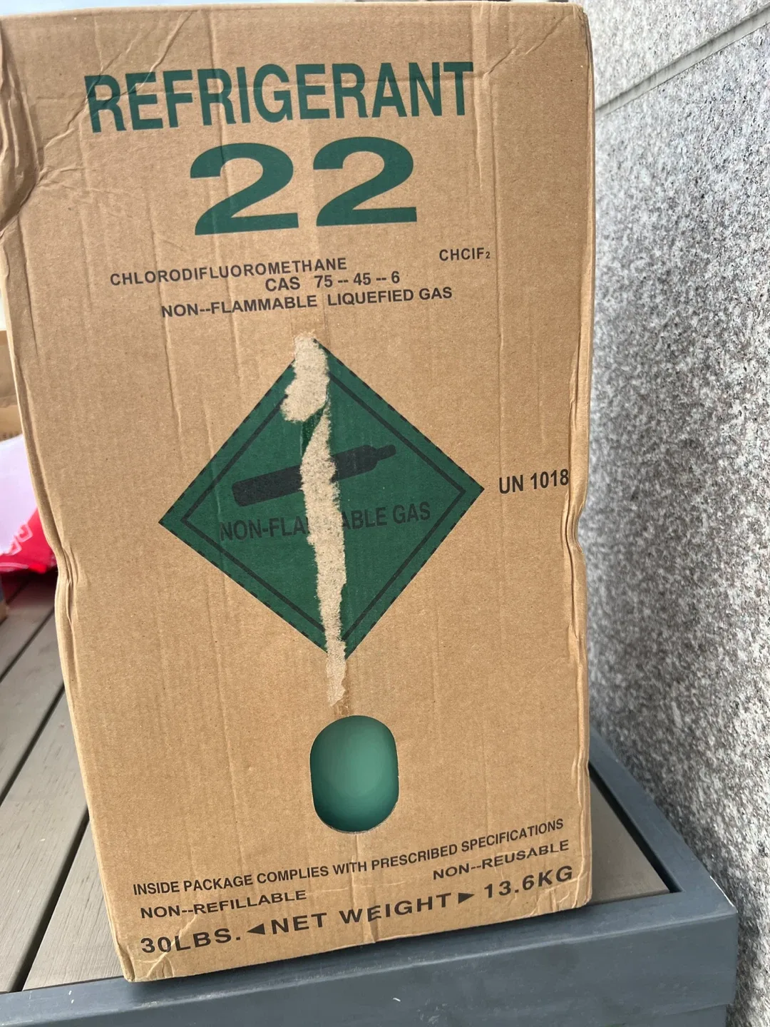 냉매 R 22 미사용