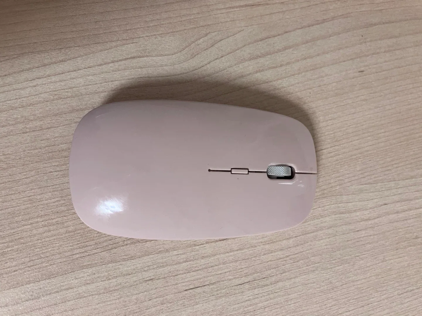 무선 마우스 핑크 (휠작동안함)