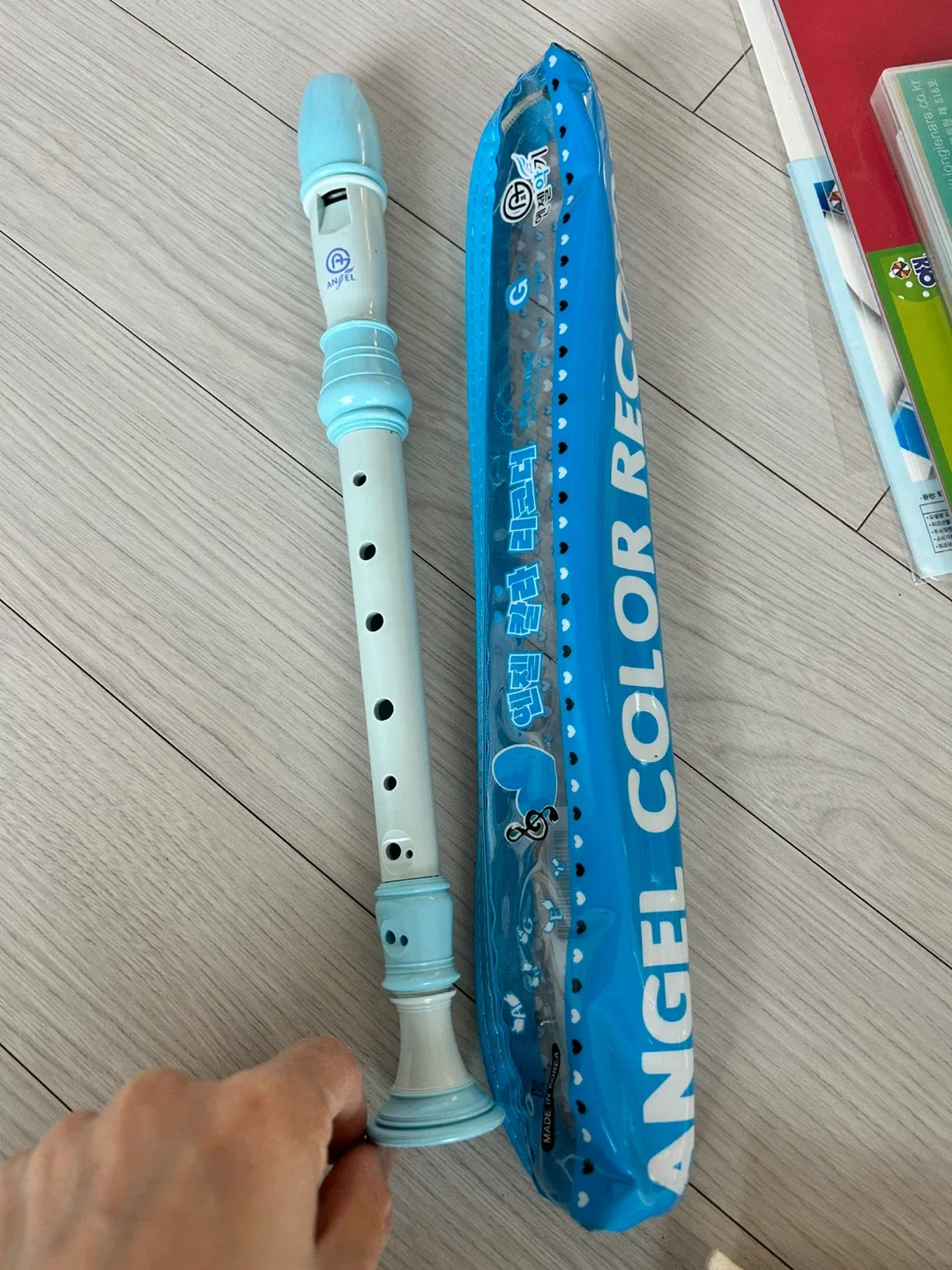 엔젤 칼라 리코더 (중고)