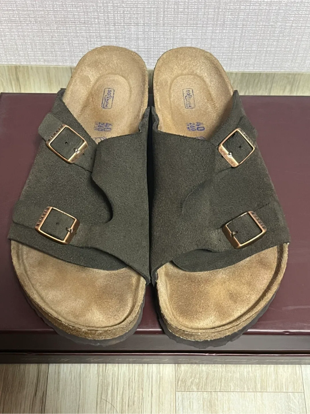 버켄스탁 취리히 올리브 260