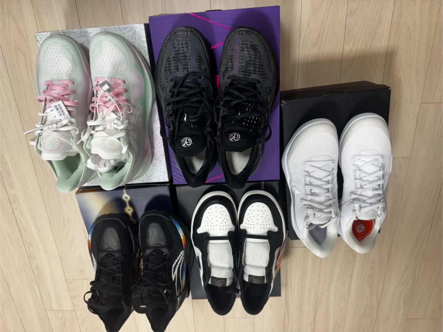 농구화 여러족 판매(255-260)