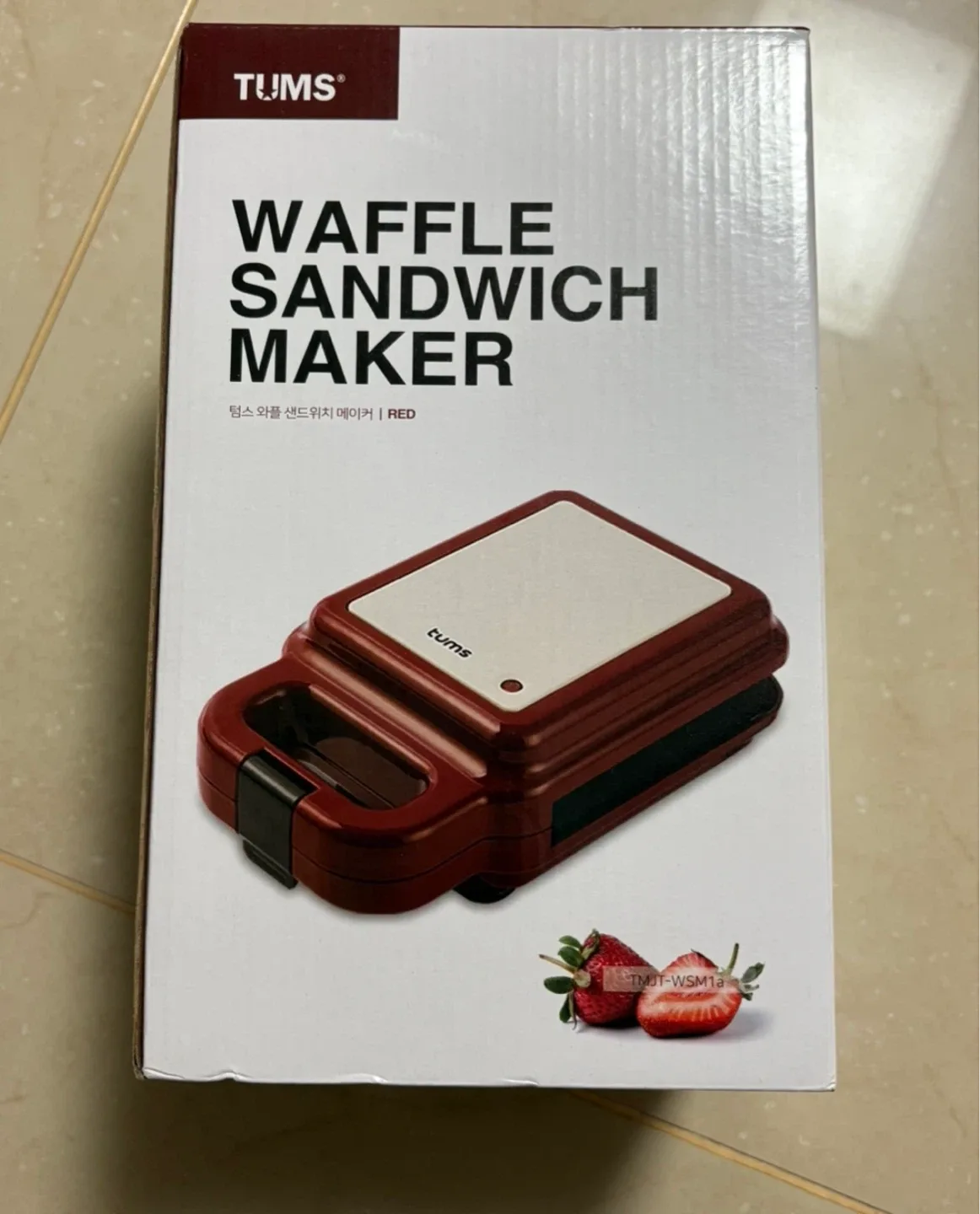 TUMS 와플샌드위치 메이커 (아이보리)