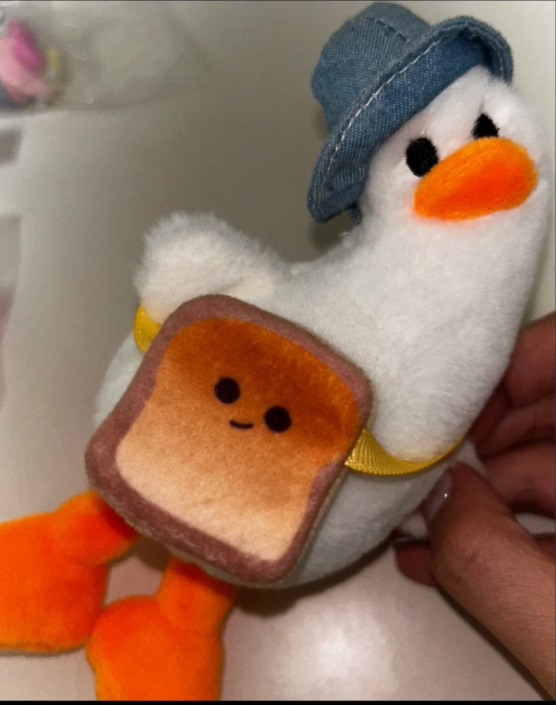 갸우뚱 오리 인형 (토스트 가방)