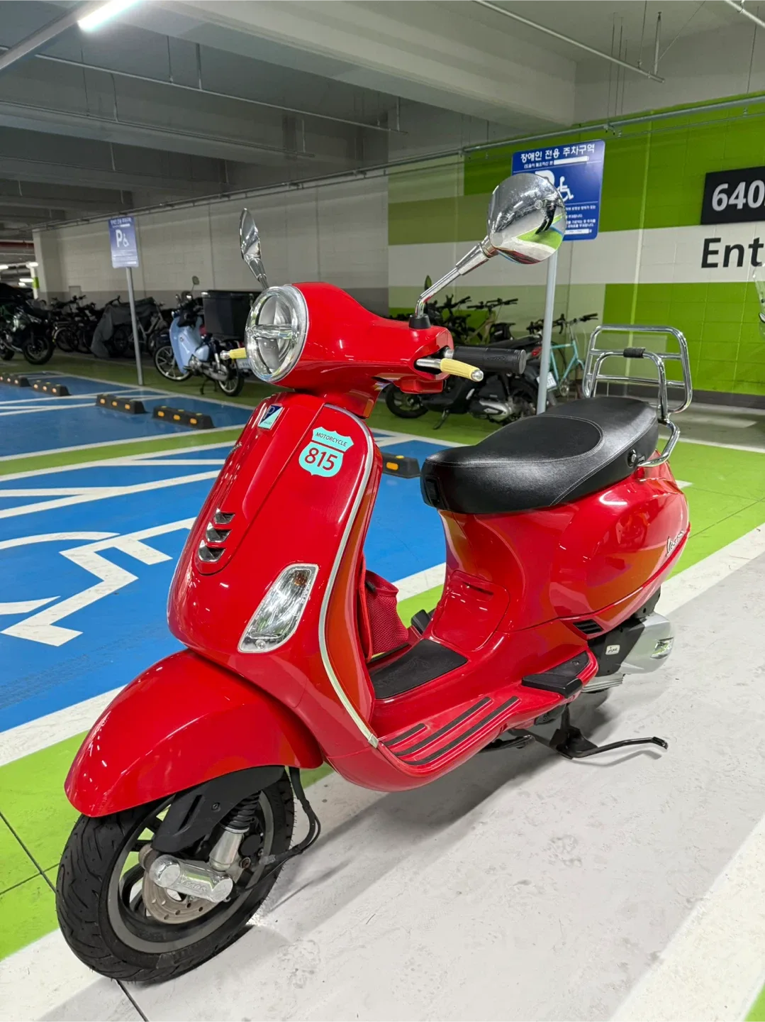 125 베스파21년식 LX125 레드 스쿠터