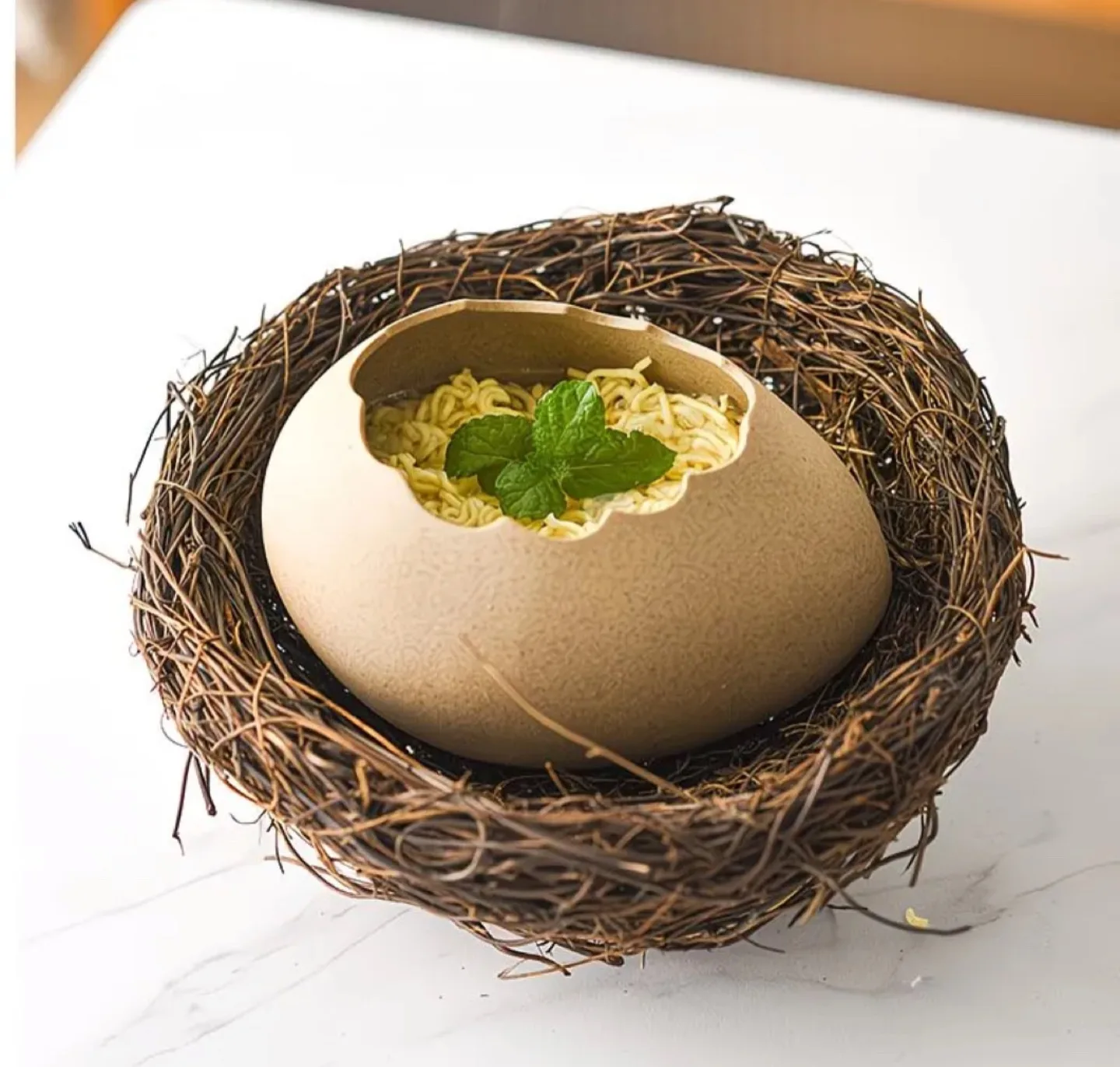 중고 창의 식기 달걀껍질 모양 그릇 판매합니다