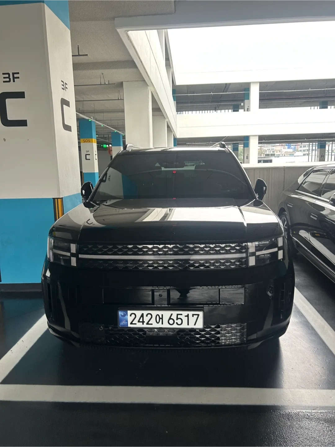 현대 싼타페 MX5 하이브리드 블랙잉크 25년형 무사고 중고차