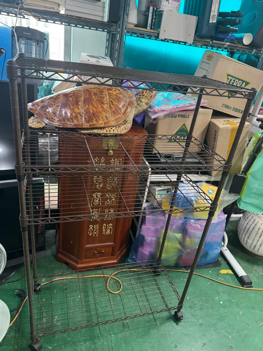 철제 선반 (중고)배달가능,동내근처 10.000원 추가)