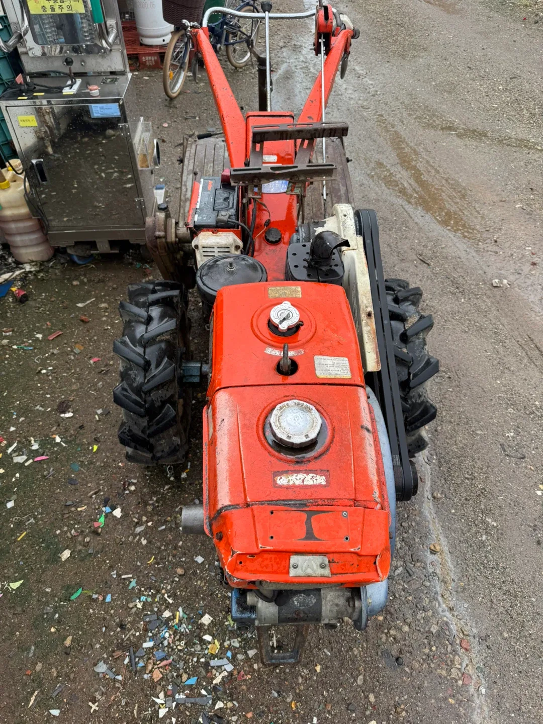 중고 대동 경운기 로타리