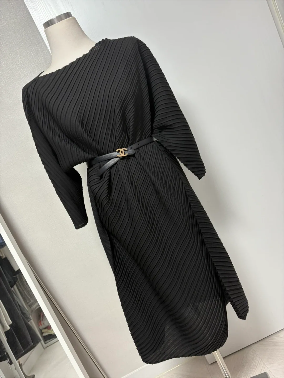 주름 원피스(중고)