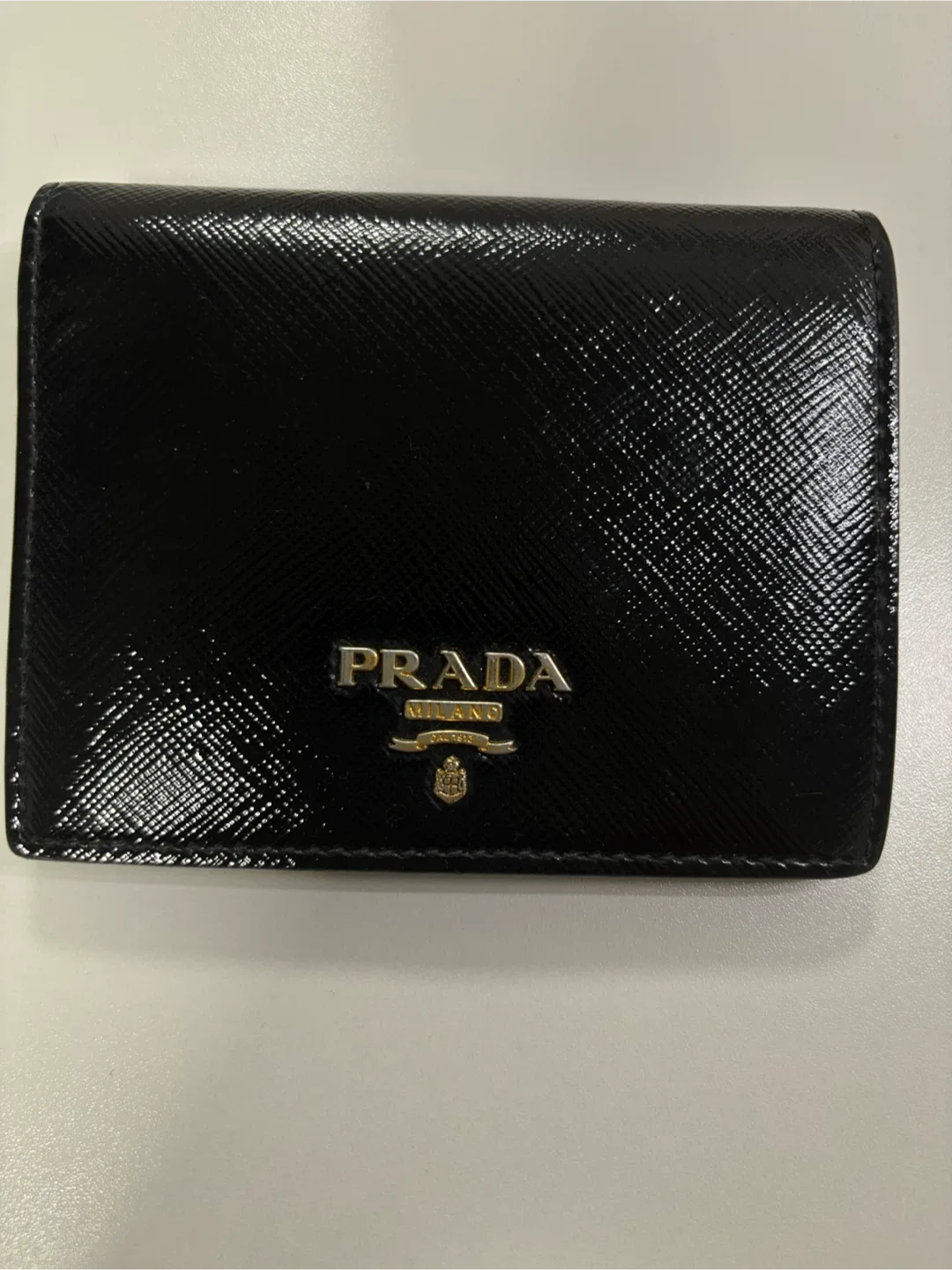 프라다 반지갑 블랙