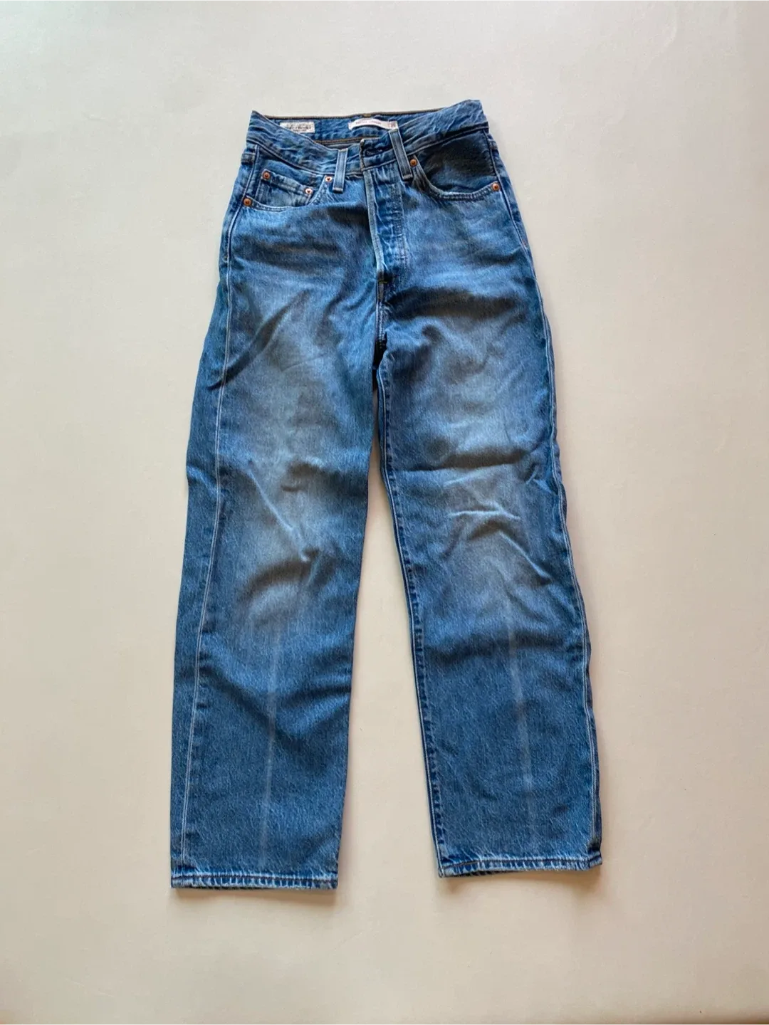 리바이스 여성 데님 25사이즈 스트레이트진