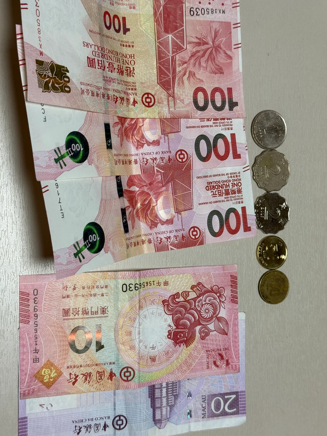 홍콩 가시는 분, 홍콩달러 306HKD + 서비스 마카오 30몹