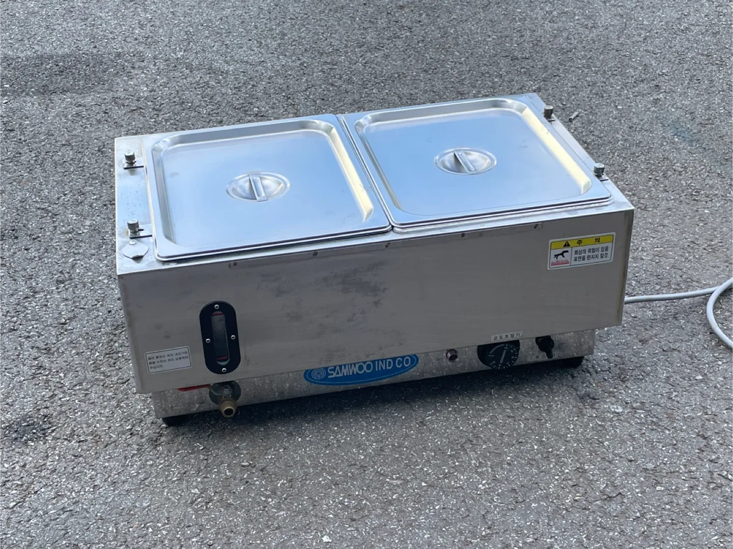 23년식 삼우탕온기 삼우워머기 업소용워머기 중고워머기 탁상용워머기