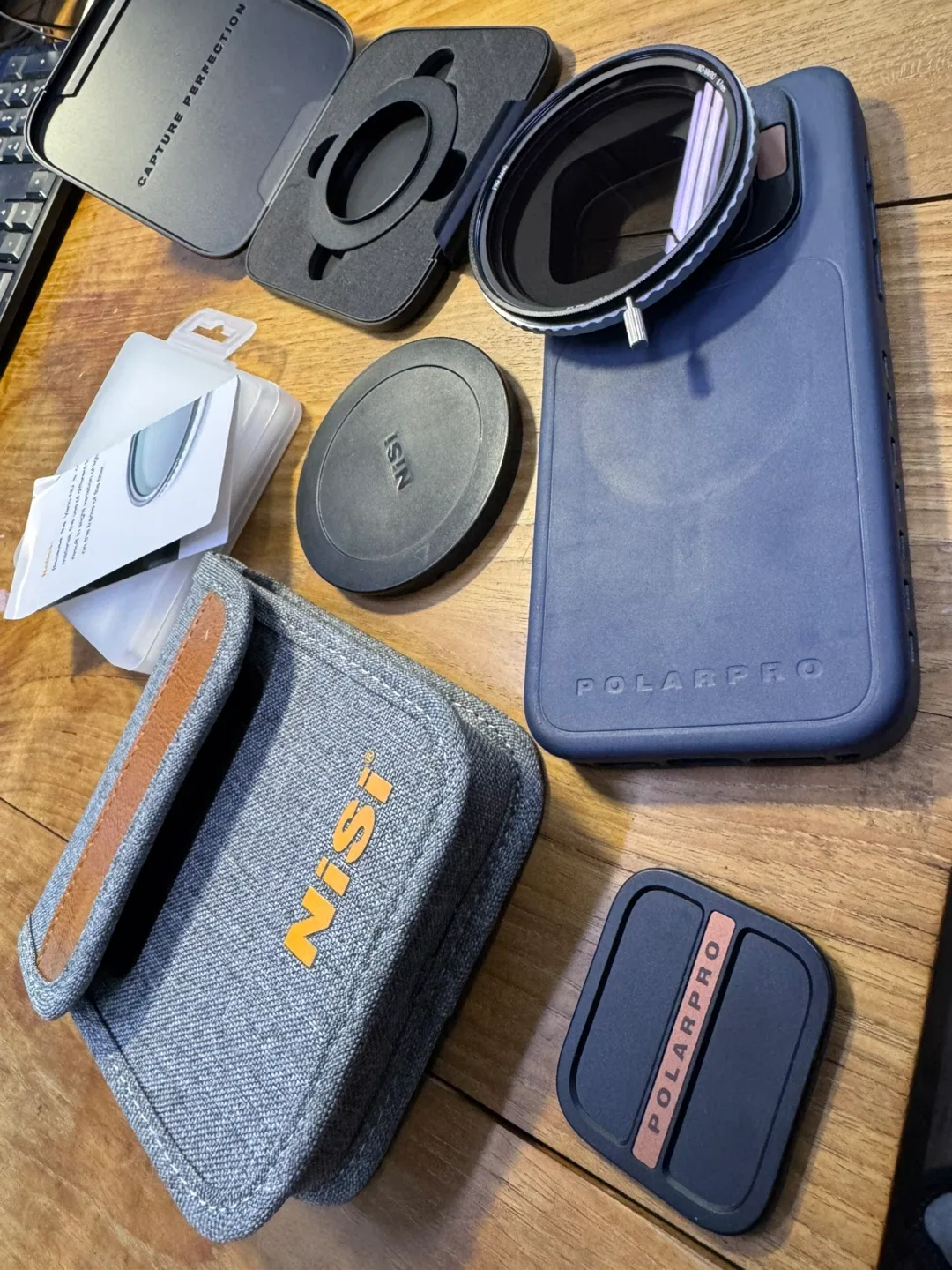 PolarPro 폰케이스 + NiSi 필터 아이폰15프로맥스 폴라프로케이스 +니시 67mm 가변필터 랜즈