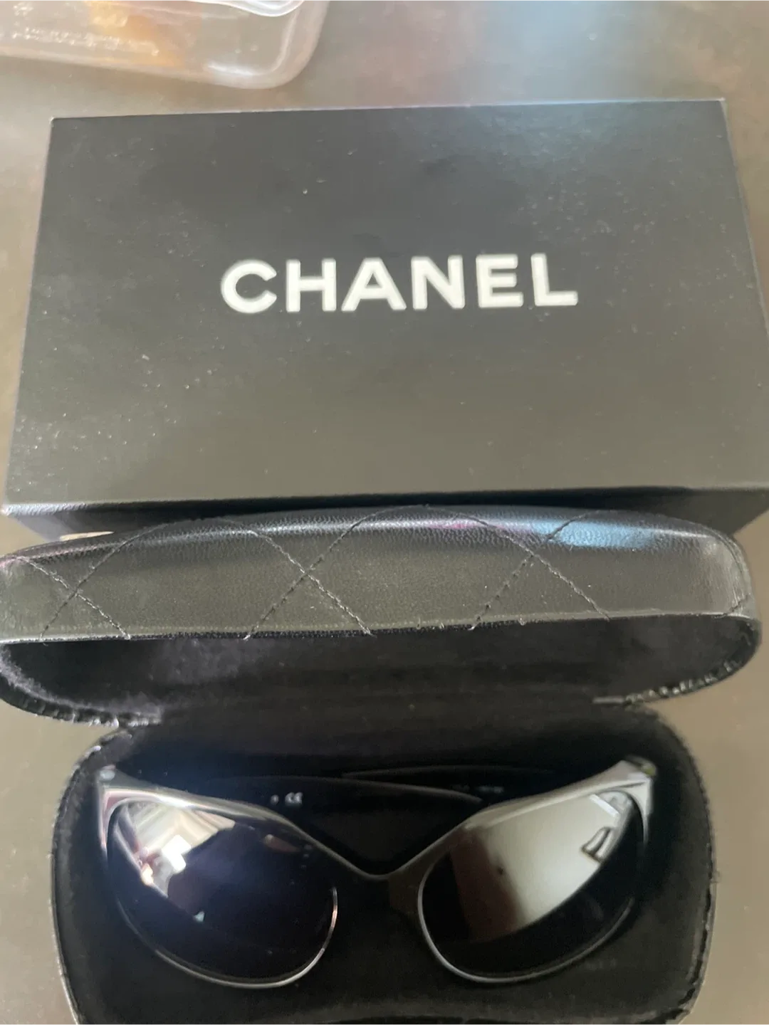 샤넬 선글라스 블랙