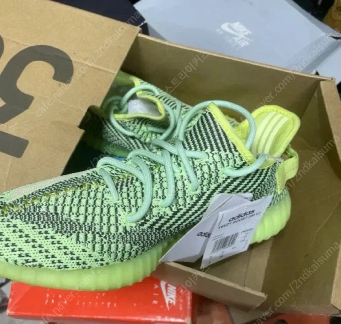 이지부스트 350 V2 이즐리 신품 아코탭