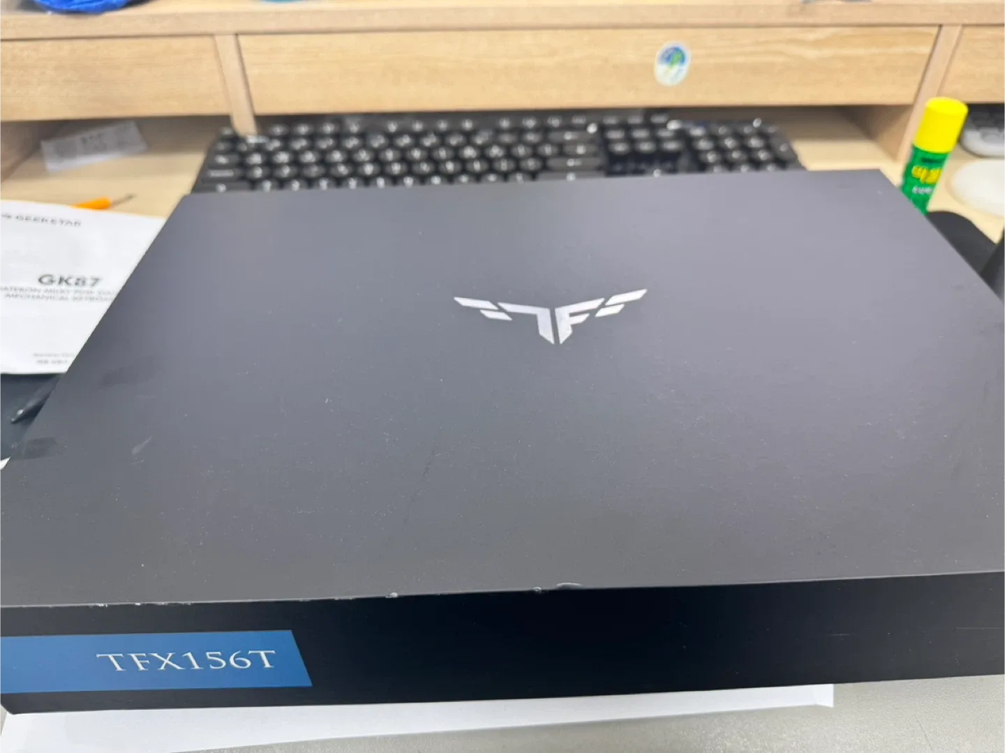 한성 휴대용 모니터 tfx156t 풀박스 극미중고