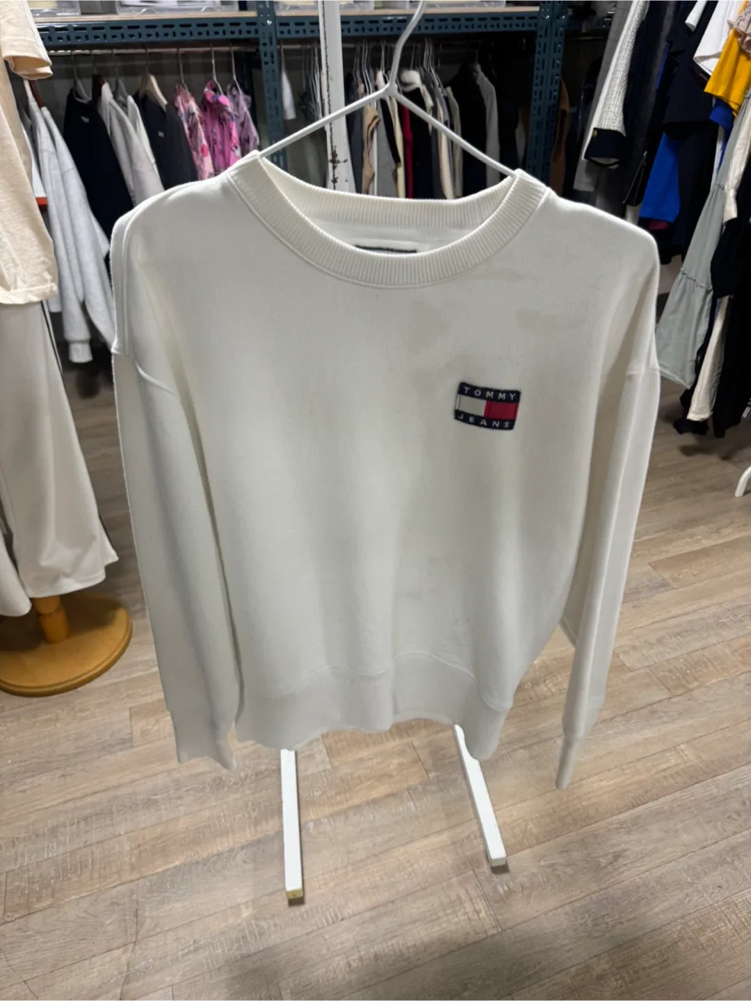 타미 흰색 맨투맨 XXS