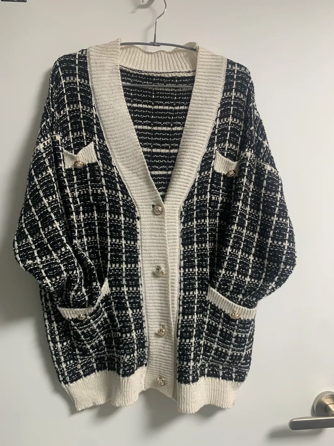 트위드 가디건