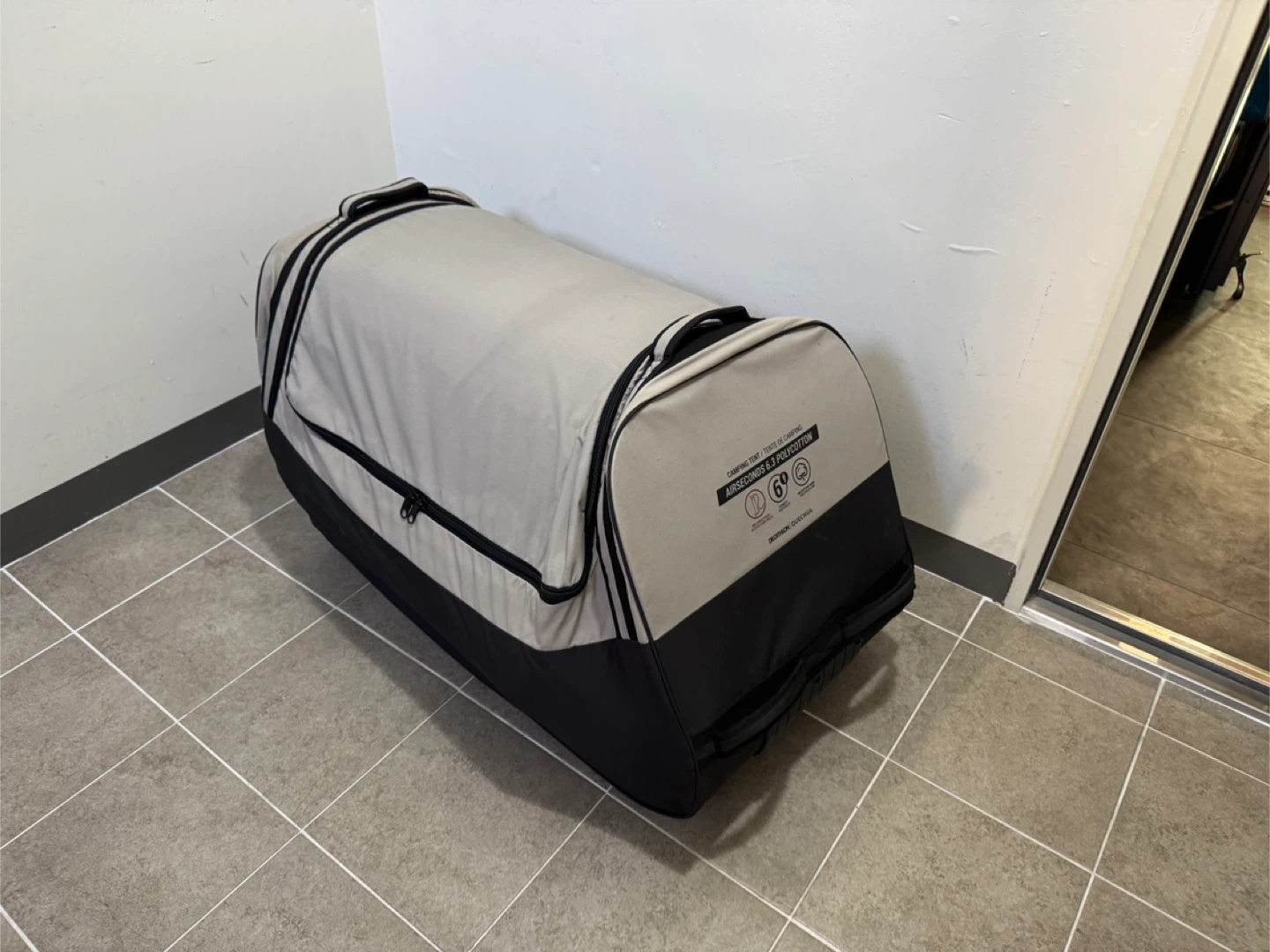 데카트론 에어텐트 6.3 폴리코튼 장박텐트 인기