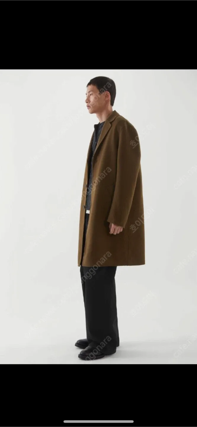 코스 테일러드 울 코트 44사이즈 팝니다 극미중고