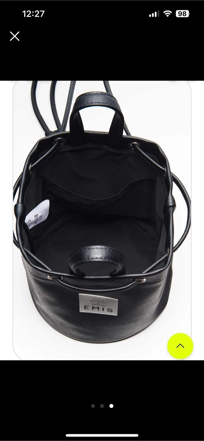 EMIS 레더 미니 백팩