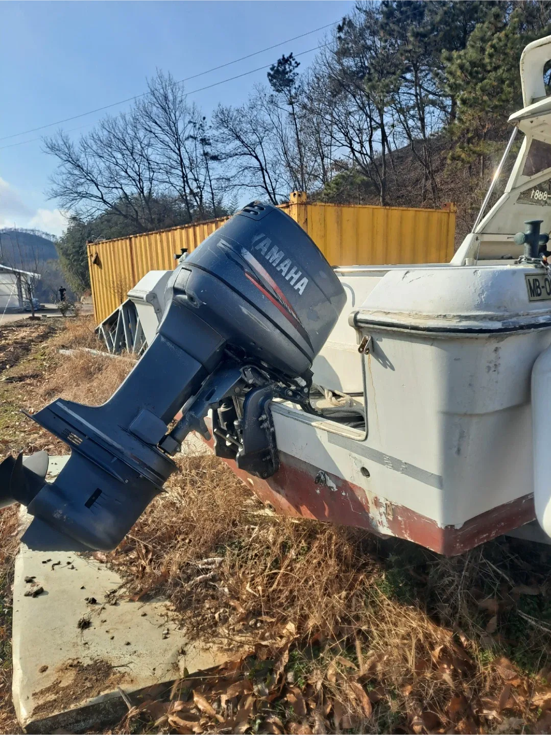 중고 보트 (Yamaha 엔진)