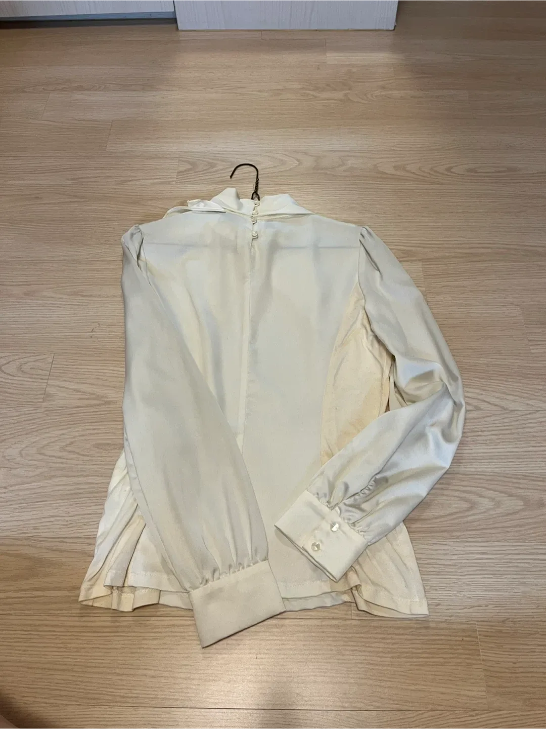 여성 긴팔/반팔 블라우스, 이너 프릴나시