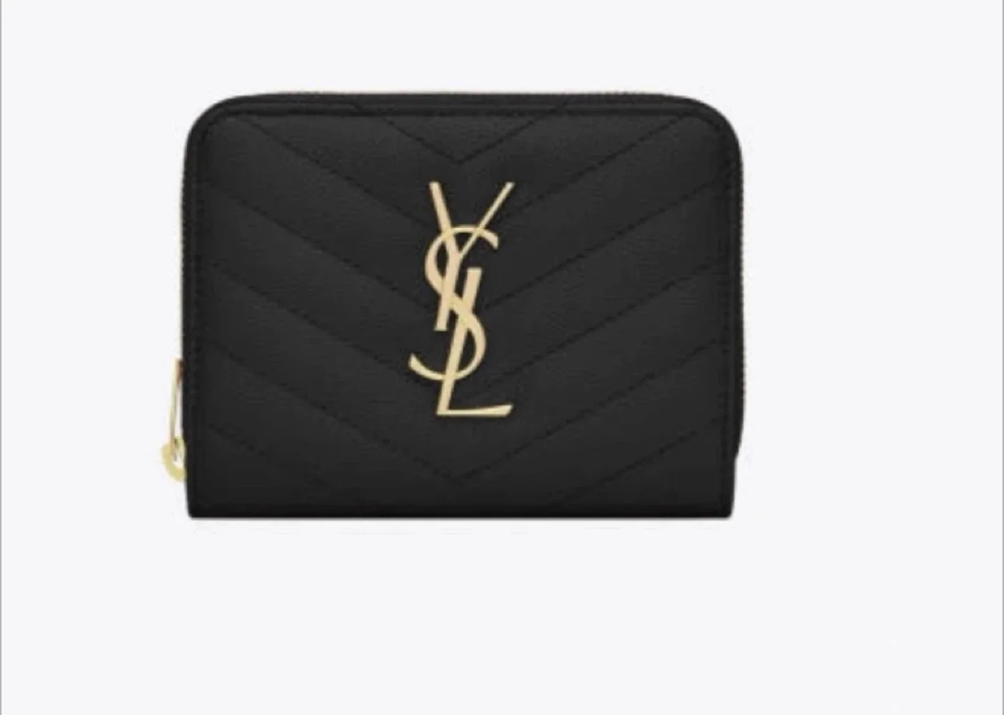 입생로랑 컴팩트 지퍼어라운드 반지갑