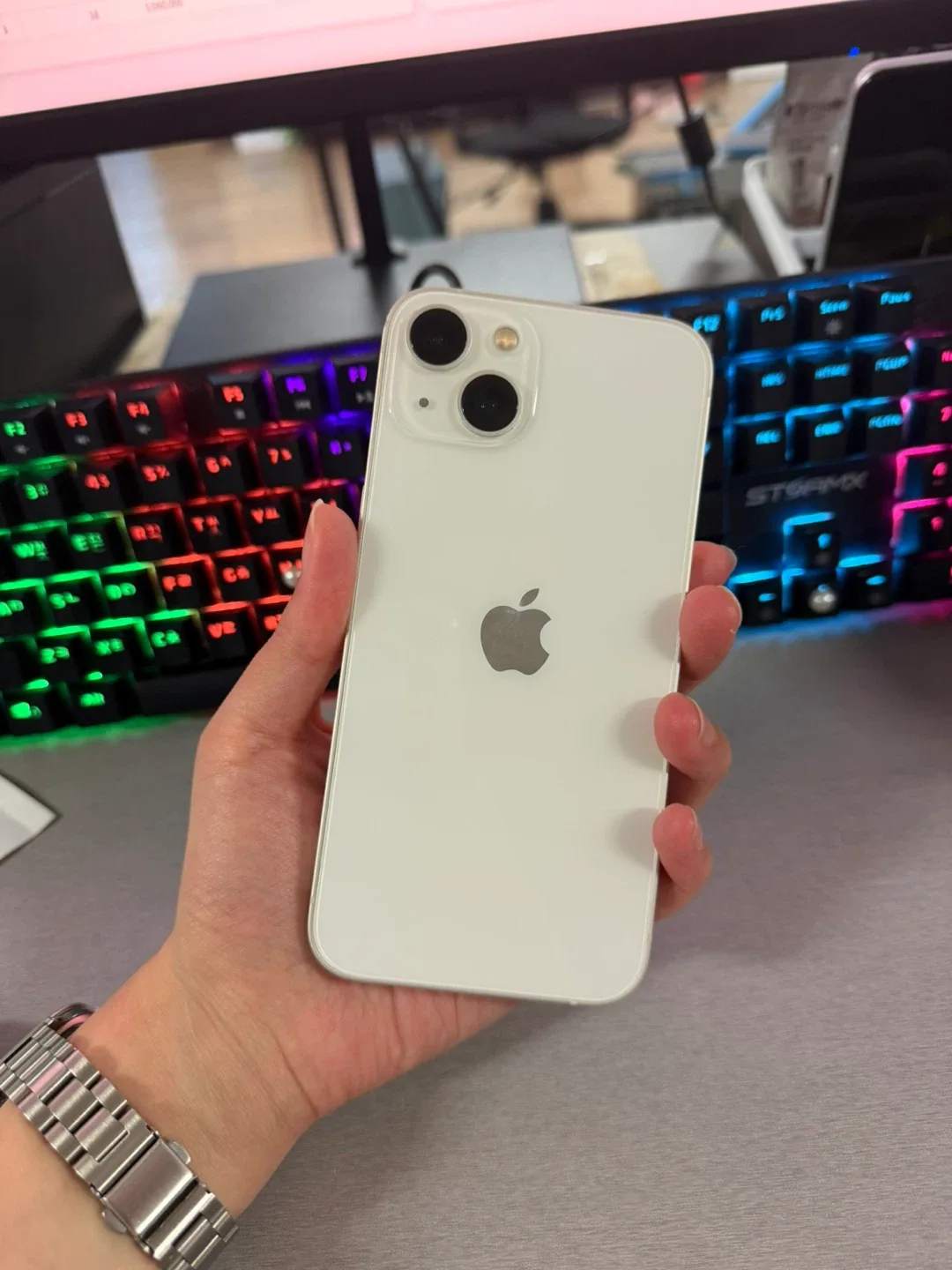 🤍아이폰13 화이트 128GB 중고🤍