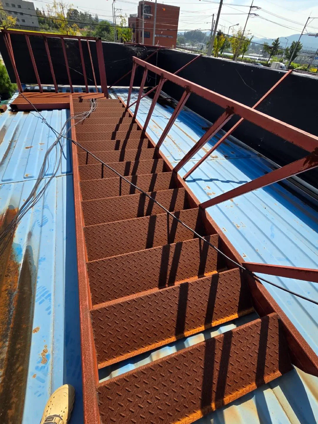 중고 철제 계단