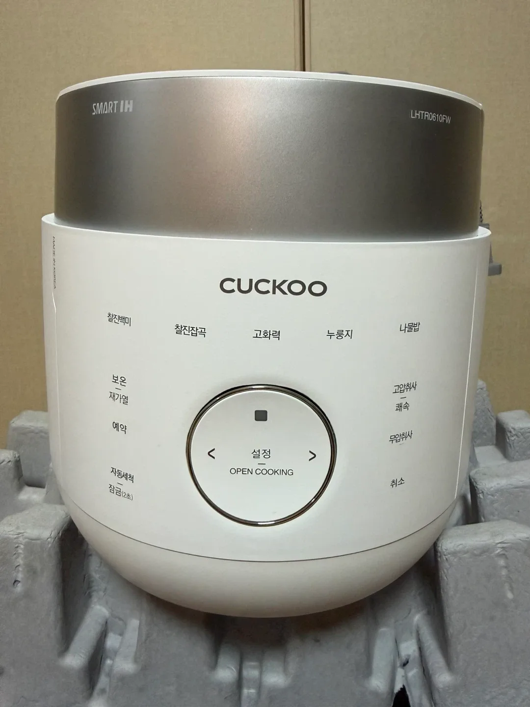 쿠쿠 IH압력밥솥 LHTR0610FW(6인용)